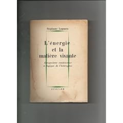 L'energie et la matiere vivante