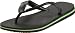 Havaianas Women's Brazil Flip Flop,Black,39/40 BR/9-10 M US