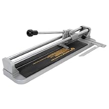 QEP 10552 20 Inch Professional Tile Cutter with 7/8 Inch Cutting Wheel, Ball Bearing Slides and Adjustable Rip Guide
