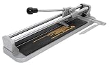 QEP 10552 20 Inch Professional Tile Cutter with 7/8 Inch Cutting Wheel, Ball Bearing Slides and Adjustable Rip Guide