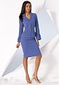 metrostyle Ruffle Sleeve Skirtsuit