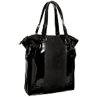 SONDRA ROBERTS NEW YORK N/S Ombre Patent/Suede Satchel