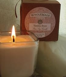 Vanilla Bean Pure Soy Candle, 7 oz Glass