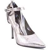 Carlos by Carlos Santana Frisk Silver pumps at Carlos by Carlos Santana
