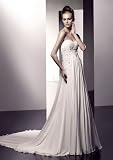Perfect Wedding Dress- Strapless Sweep/brush Lace Applique Wedding Dress Wedding Gowns Fit N Flare Bridal Gowns
