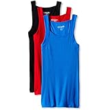 Papi Men's 3-Pack Cotton Square Neck Tank Top