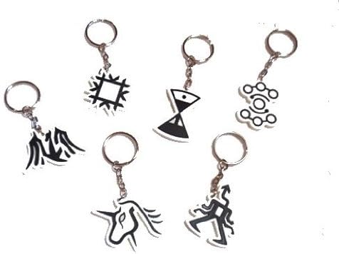 ESP! Exo-m members symbol key chain set of 6 (japan import)