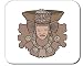 Decorated Mouse Pad with the image of: Pre_Columbian Incense Vessel