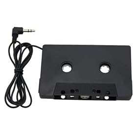 Car Audio Adapter For Shuffle Nano Video Touch Ipod iPhone 3G 3GS Apple iPod Sony MP3 Zune CD To Cassette Car Tape Deck
