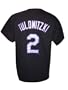 Troy Tulowitzki Colorado Rockies Black Jersey Name & Number T-Shirt