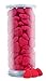 Yummy Red Raspberry Gummy Hearts Covered in Nonpareils 1.3 Pounds (22OZ) Tube