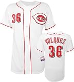 Edinson Volquez Cincinnati Reds Home Authentic Onfield Cool Base Jersey