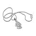 Buddha Pendant with Chain Sterling Silver Jewelry 1 inch