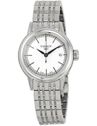 Tissot Carson White Dials Stainless Steel Ladies Watch T0852101101100