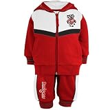 Wisconsin Badgers Infant Cardinal Slingshot Full Zip Hoody  Sweatpants Set