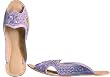 Beaded & Sequin Indian Leather Slippers for Women Handcrafted Casual Footwear W (wss071)