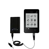 High Capacity Rechargeable External Battery Pocket Charger for the Elonex 621EB eInk eBook Reader - uses Gomadic TipExchange Technology