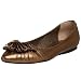 STEVEN by Steve Madden Women's Kleo Flat,Bronze Leather,10 M