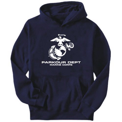 Hoodie Mens Navy Blue 