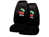 A Set of 2 Universal Fit Cherry Seat Covers