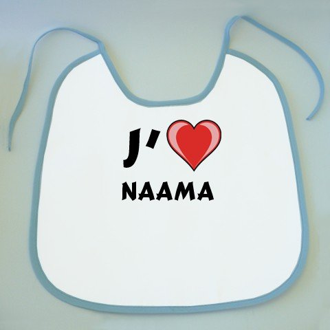 Bavoir de b�b� avec J_aime Naama