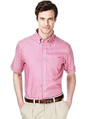 Blue Harbour Pure Cotton Double Faced Striped Shirt