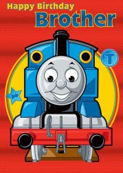 Thomas the Tank Engine Brother Birthday Card