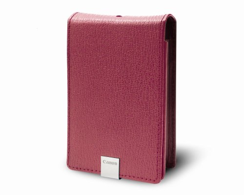 Canon PSC-1000 Deluxe Pink Leather Case for the Canon SD1000 and SD770IS Digital Cameras