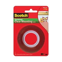 3M Scotch Heavy Duty Mounting Tape, Clear (4010)