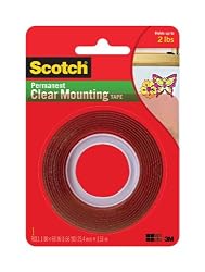 Heavy-Duty Mounting Tape with 1" Core, 1"x60", Clear MMM4010