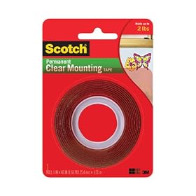 3M Scotch 4010 Heavy Duty Clear Mounting Tape