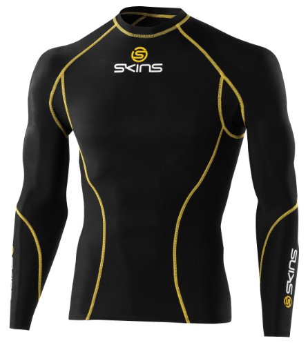 Cover image : SKINS スキンズ SPORTロングスリーブトップ ブラック・イエロー XS