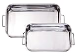 ELO 53630 Stainless Steel 11.75-Inch By 8.75-Inch Roasting Pan