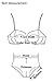 Roswear Women's Sexy Criss Cross Bandage Push Up Bikini Swimsuit