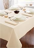 Kitchen & Housewares : Cuisine Cream Tablecloth 130cm x 180cm