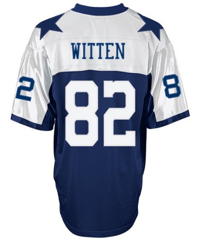 NFL Jerseys Dallas Cowboys #82 Witten Blue Thanksgiving Authentic Football Jersey Size 48-56 (Please Select the Size When You Order, Can Do Drop Shipping)