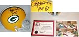 Paul Hornung Green Bay Packers Autographed Throwback Full Size Replica Helmet with HOF 86 Inscription