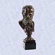 Michelangelo Buonarroti statue iron sculpture marble bz base