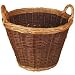 Large Two Tone Wicker Willow Log Fire Basket 5345