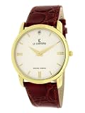 Le Chateau Men's 7071MG_WHT Classica Diamond Slim Watch