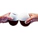 Silicone Wine Glasses / Baking Cups (set of 2) for Camping, Backyard Parties and Hot Tub Area Use. A Great Hostess or Holiday Gift. BONUS Free Recipe eBook Included. Stemless, Unbreakable Design