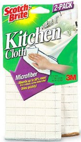 Scotch Brite Kitchen Microfiber Cloth - 2 ea
