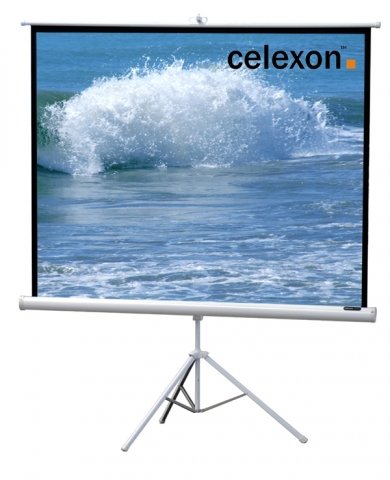 Celexon Stativleinwand Economy 158 x 158 cm - White Edition