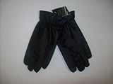 ladies leather gloves black fully lined size large