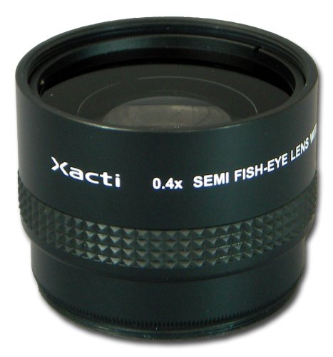 Fisheye Lens Sanyo VCP-L04FU 0.4x Semi Fisheye Adapter Lens for HD1000 Camcorder
