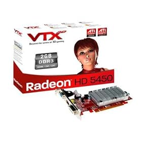 VTX3D 2GB Radeon HD 5450 DDR3 PCI-E 2.1 Graphics Card