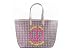 Peace Love and Shopping Canvas Tote Bag