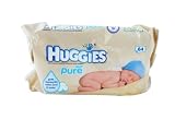 Huggies Pure Wipes Refill 64 Count (Pack of 4) 256 Wipes Total