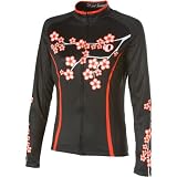 Pearl Izumi Women's Elite Thermal Ltd Jersey,Cherry Blossom Black,Small