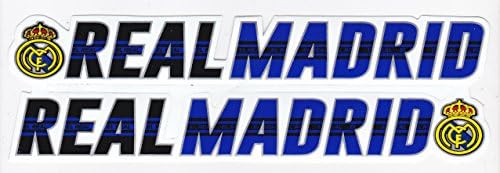 ZZ32 [2xSIDE STICKERS] REAL MADRID FC FOOTBALL CLUB SOCCER TEAM LOGO Luggage suitcase skate bike helmets laptop phone case cover decal sticker 1.5"x8" 4x20cm